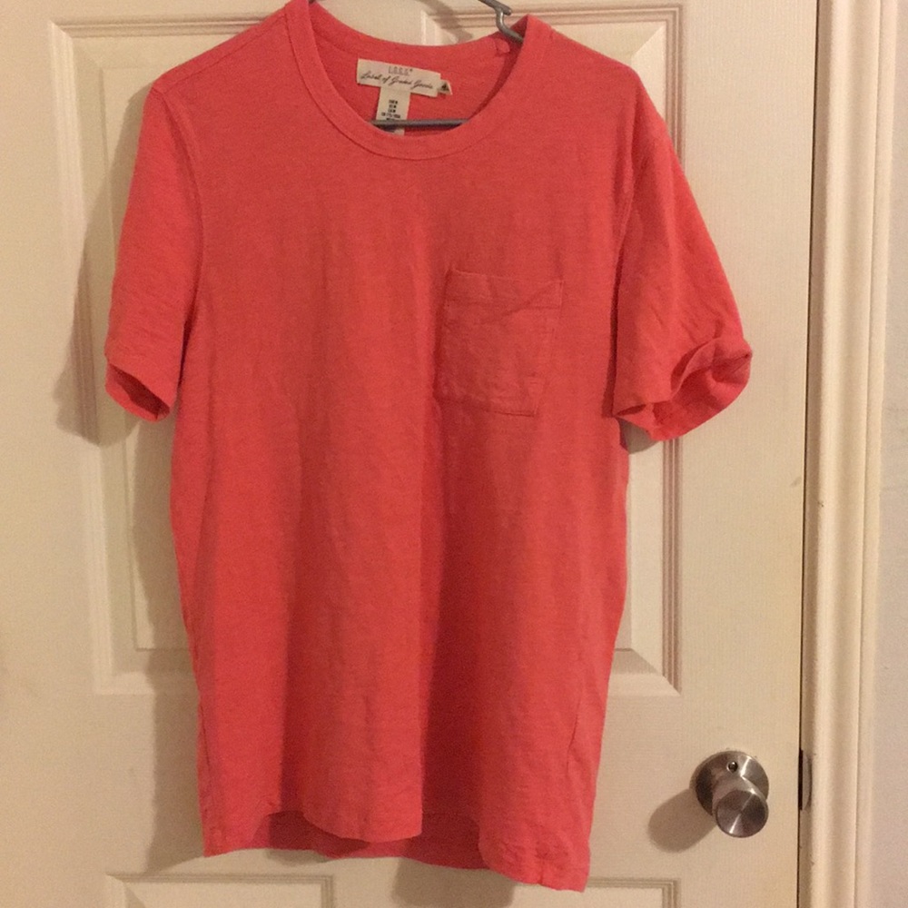 POCKET TEE - CORAL